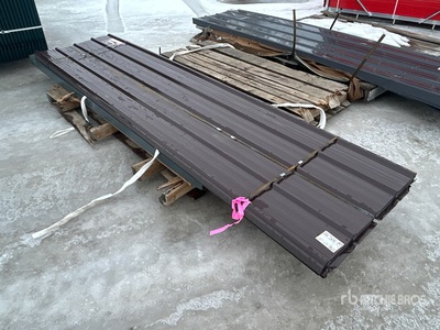 Quantity of (70) 2026 3 ft x 12 ft Galvalume Steel Sheets (Unused)
