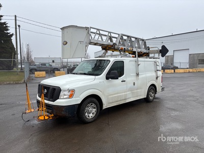 2017 Robert Hydraulique RH38 30 ft on 2017 Nissan NV3500 4x2 Van Mounted Aerial Lift
