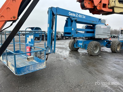 2007 Genie Z-60/34 4WD Diesel Nacelle articulée