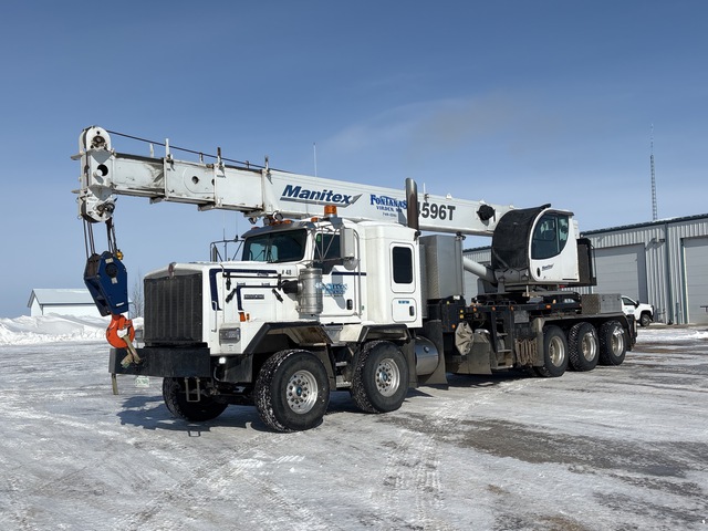 Manitex 4596T 45 ton Straight Boom on 2013 Kenworth C500 10x6 Twin-Steer Sleeper Boom Truck Manitex 4596T 45 ton Straight Boom on 2013 Kenworth C500 10x6 Twin-Steer Sleeper Boom Truck
