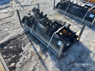 Quantity of (8) 2026 GIYI VCA-8 Mini Excavator Attachments エクスカベーター用アタッチメント - その他 - Fits Cat 301 (Unused)