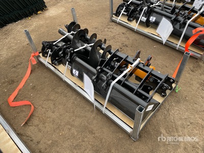 Quantity of (7) 2026 GIYI VCA-8 Mini Excavator Attachments - Fits Cat 301 (Unused)