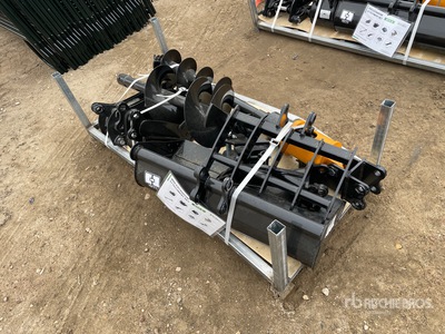 Quantity of (7) 2026 GIYI VCA-8 Mini Excavator Attachments - Fits Cat 301 (Unused)