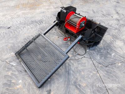 2026 GIYI GY-LW45 Skid Steer Winch スキッドステア付属部品 (Unused)
