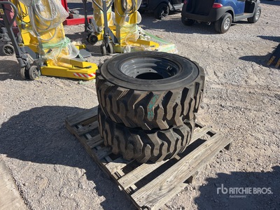 Quantity of (2) 12x16.5 Tyres (Unused) - Fits Case Backhoe