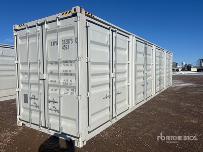 2025 40 ft High Cube Multi-Door Storage Container