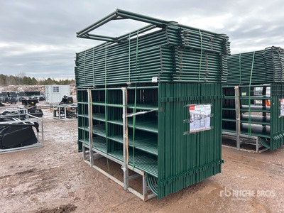 Quantity of (56) Steelman 10 ft x 5 ft Livestock Panel (Unused)