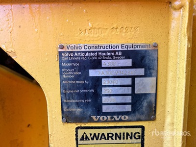 2006 Volvo A30D Articulated Dump Truck