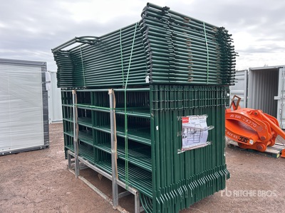 Quantity of (56) Steelman 10 ft x 5 ft Livestock Panel (Unused)