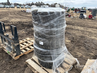 Quantity of (5) 12-16.5 Skid Steer Tires