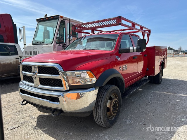 2016 Ram 5500 4x2 Crew Cab Utility Truck (Inoperable) | Ritchie Bros ...