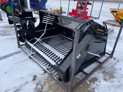 2026 GIYI GY-RP72 72 in Skid Steer Rock Picker (Unused)