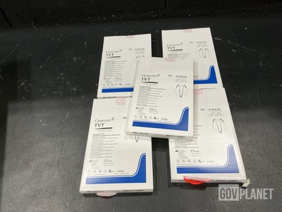 (6) Ethicon 810041B Gynecare TVT Blue Prolene Non-Absorbable Tape Systems