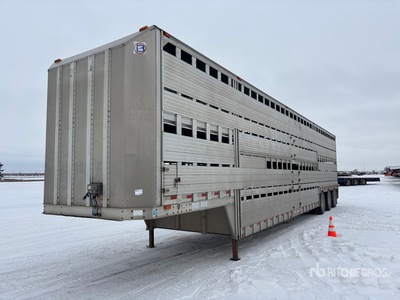 2007 Barrett 53 ft Tri/A Rimorchio trasporto bestiame