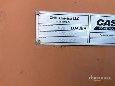 2012 Case 1021F Wheel Loader