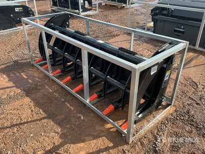 Greatbear 78 in Root Rake Skid Steer Grapple Bucket (Unused)