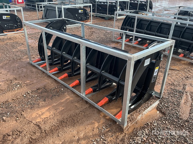2025 Greatbear 78 in Root Rake Skid Steer Grapple Bucket (Unused ...