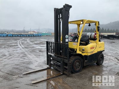 2002 Hyster H80FT 7700 lb Pneumatic Tire Forklift