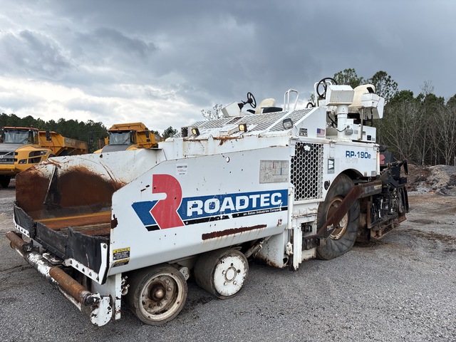 2018 Roadtec RP190E Wheel Asphalt Paver