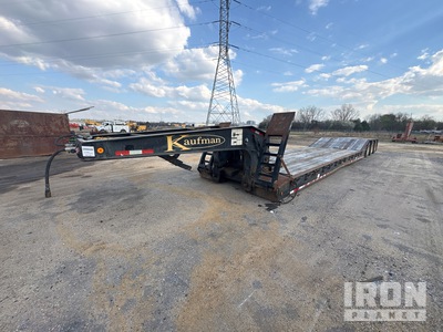 2016 Kaufman DP50 20280 lb Tri/A Single Drop Removable Gooseneck Lowboy Trailer