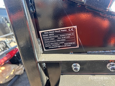 2026 GIYI GY-RR78 78 in Skid Steer Rock Rake (Unused)