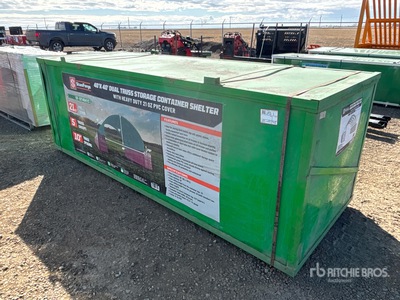 StanForge DT4041C 40 ft x 40 ft Dual Truss Container Shelter (Unused)