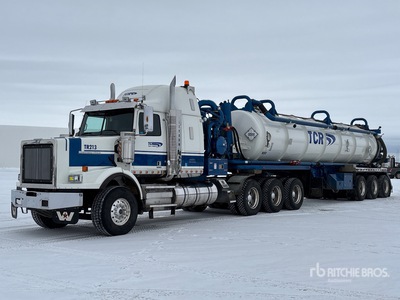 2016 Western Star 4900SA 8x6 Sleeper Vacuum Tanker Truck