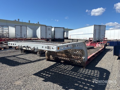 1984 Siebert T/A Removable Gooseneck Lowboy Trailer