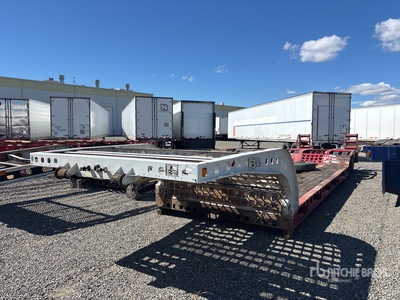 1984 Siebert T/A Removable Gooseneck Remorque Surbaissée