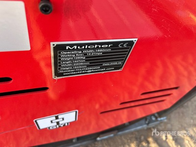 2026 GIYI GY-72X Skid Steer Mulcher (Unused)