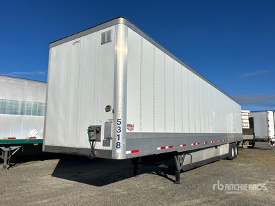 2017 Wabash 53 ft x 102 in T/A Van Trailer