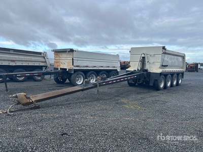 2009 Reliance Quad/A Pup Dump Trailer