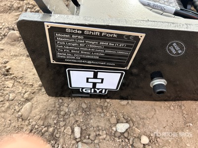 2026 GIYI GY-SF60 60 in شوكة انزلاقية التوجيه (Unused)