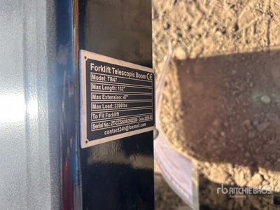 2026 GIYI GY-TB47 3300 lb Forklift Extendable Boom (Unused)