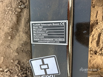 2026 GIYI GY-TB47 3300 lb Forklift Extendable Boom (Unused)