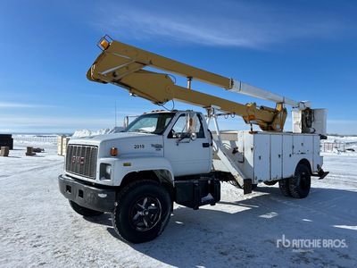 1978 Reach All HD 5050 50 ft on 1994 GMC Top Kick 4x2 Bucket Truck (Inoperable)