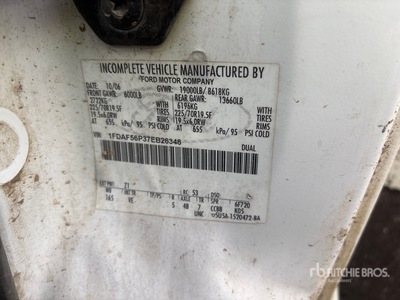 2007 Ford F-550 XL 4x2 Service Truck