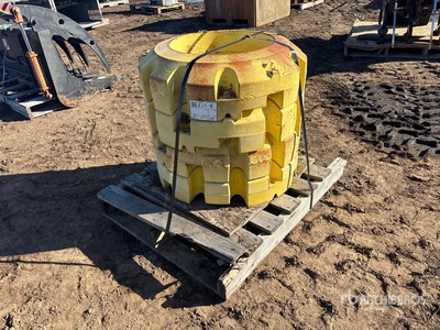 Quantity of (4) Contrapesos para Tractor - Fits John Deere 7800