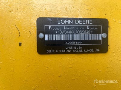 2010 John Deere 844K II Pala cargadora