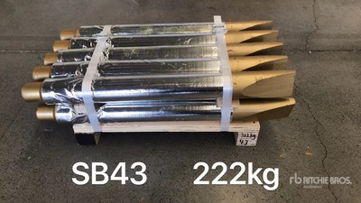 Quantity of (10) 2025 SDCH SDCH750C Chisel Attacco per escavatore (Unused)