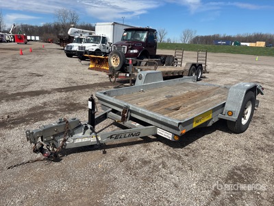 2018 Felling FT-6T-GW 12 ft S/A مقطورة سطح السفينة المائلة