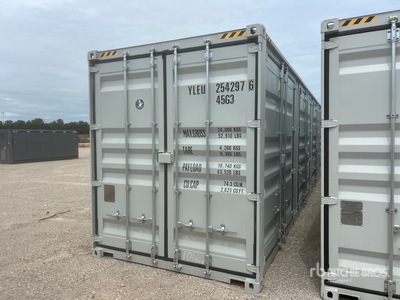 2026 40 ft High Cube Multi-Door Storage Container