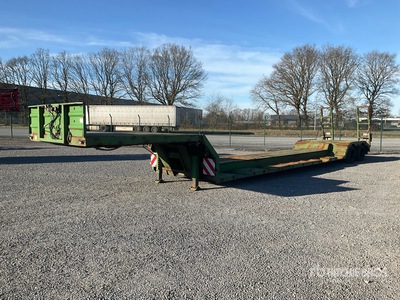 2001 Dinkel DTSAV 34000 DTS-AV T/A Low Loader Varios remolque