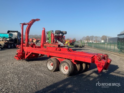 Pull Type Costume Made Red Pick Up Chopper w/ Roll Off Container