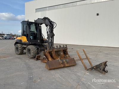 2018 Mecalac 12MTX Pelle Sur Pneus Wheel Excavator