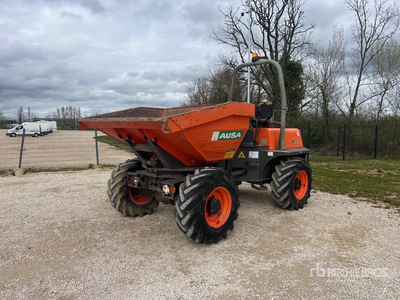 2018 Ausa D600APG 6 t 4x4 Motobasculeur A Benne Rotative Dumper