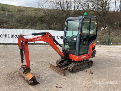 2017 Kubota KX016-4 Mini Excavator
