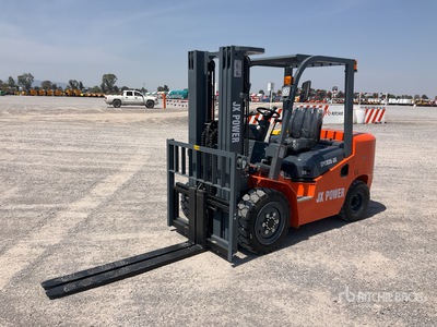 2026 JX POWER CPCD35-3S 7700 lb Pneumatic Tire Montacargas (Sin Usar) / Forklift (Unused)