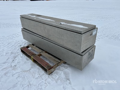 Quantity of (2) Protech 6 ft Flat Bed Aluminum Truck Storage Box Accessori per autocarro