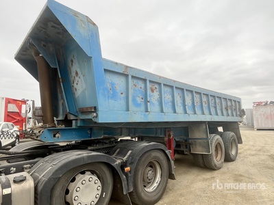 1986 DAF VB21-32 End Dump Trailer